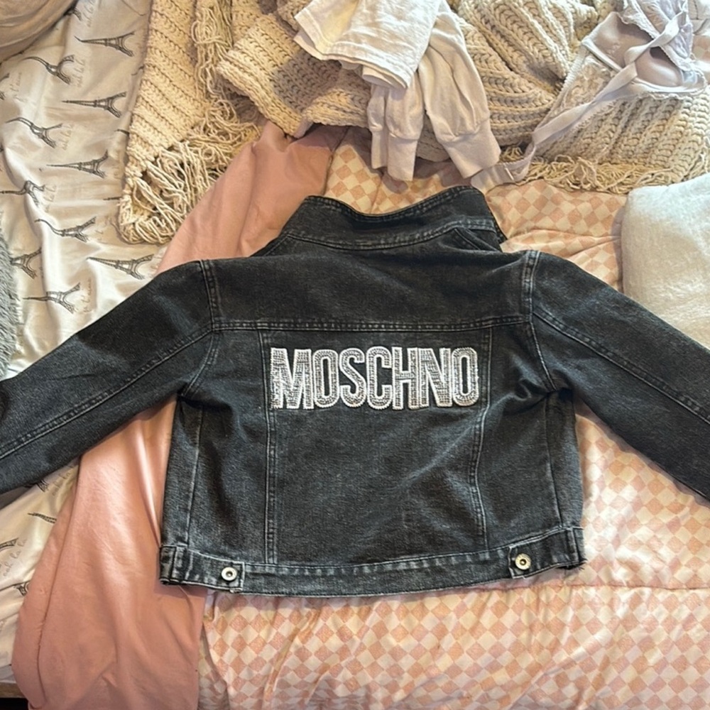 Moschino Charcoal Jean Jacket